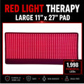 Large Red Light Therapy Pad – 27" x 11" with 1,998 LEDs for Pain Relief & Recovery