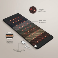 RED Light PEMF Infrared Heating Therapy Mat PRO — infographic